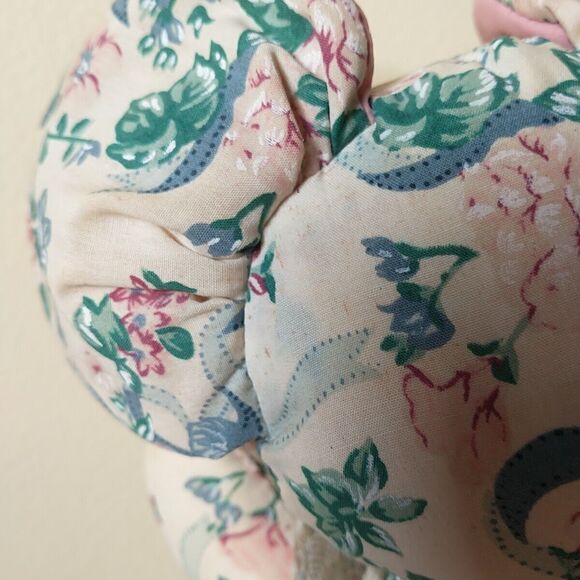 VTG Vantage International Floral Print Mouse Stuffed Animal Collectible Cottage - Picture 8 of 12